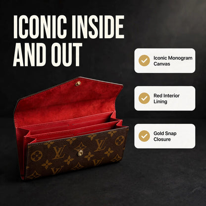 Louis Vuitton Portefeuille Sarah Monogram Wallet - image 1