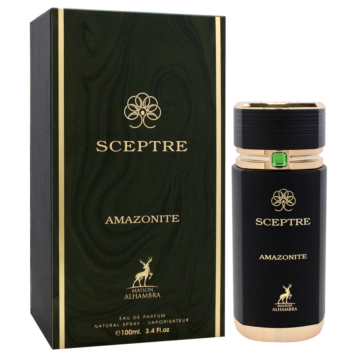 Maison Alhambra Sceptre Amazonite by Maison Alhambra for Men EDP Spray – 3.40 Ounce / 100 ml – New S - view 1