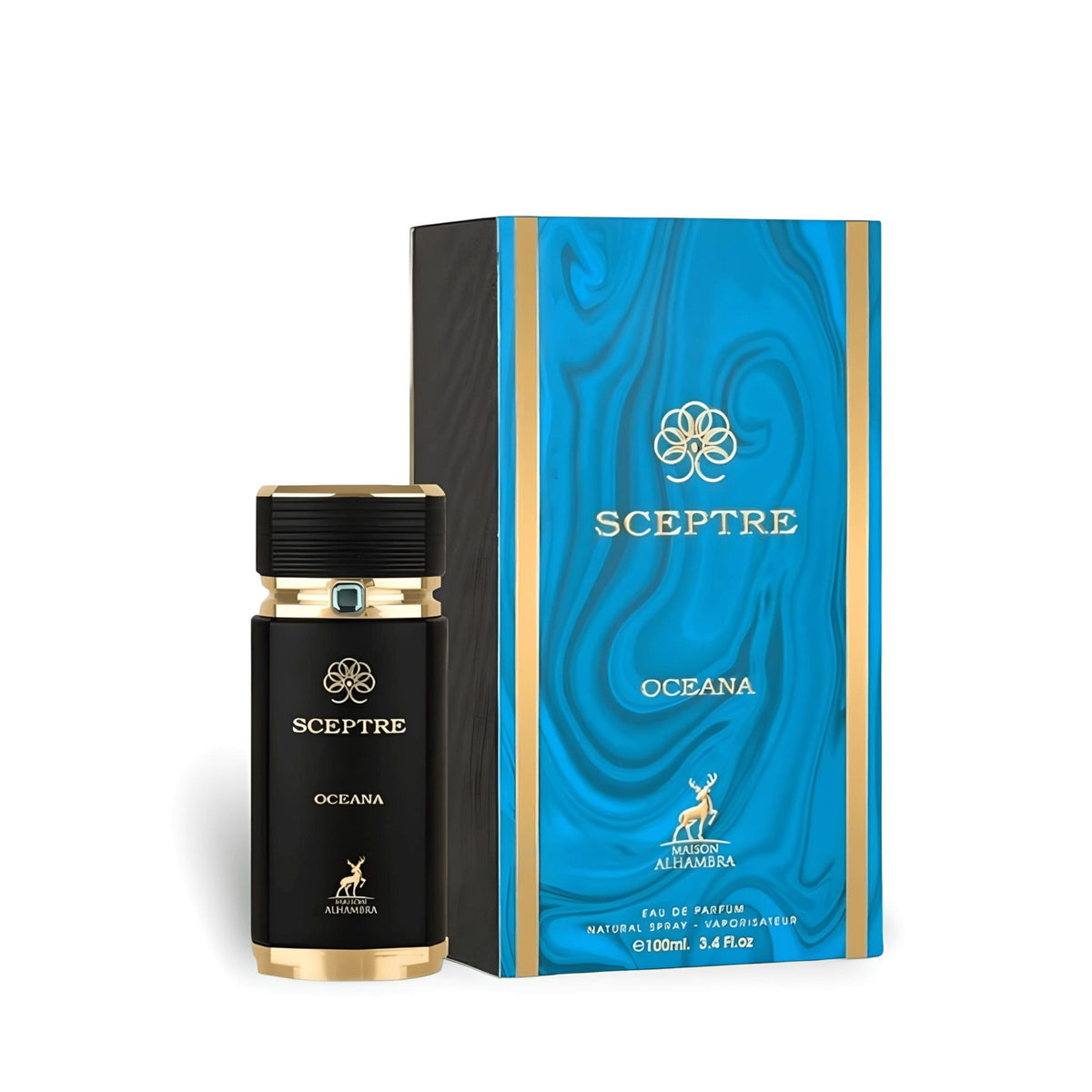 Maison Alhambra Sceptre Oceana Eau de Parfum Spray for Unisex – 3.40 Ounce / 100 ml – New Sealed - view 1
