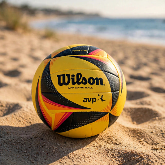 Wilson AVP OPTX Official Beach Volleyball Tour Match Game Ball - Black - beach