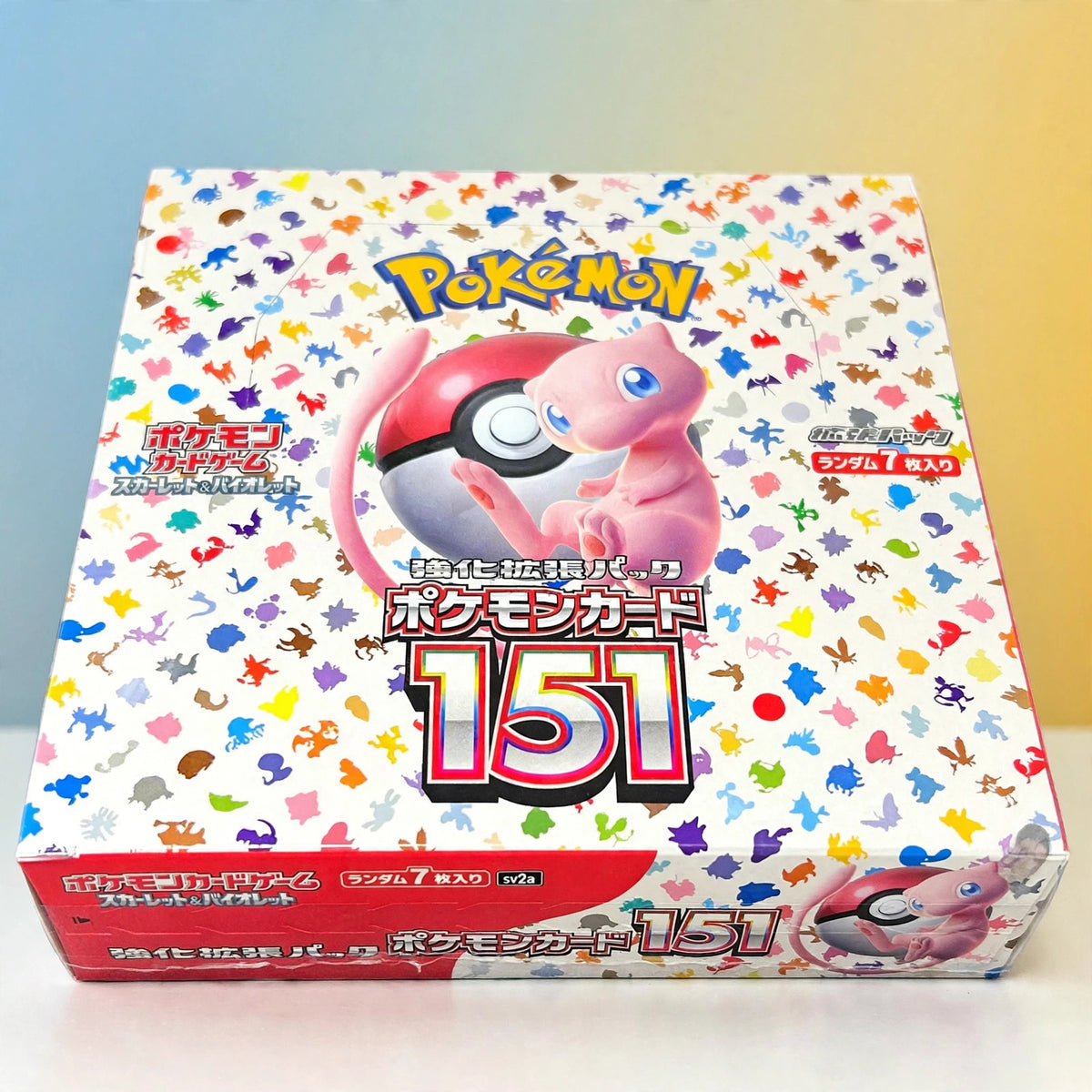 Pokemon Card 151 Booster Box sv2a Japanese Scarlet & Violet Japanese v - bright