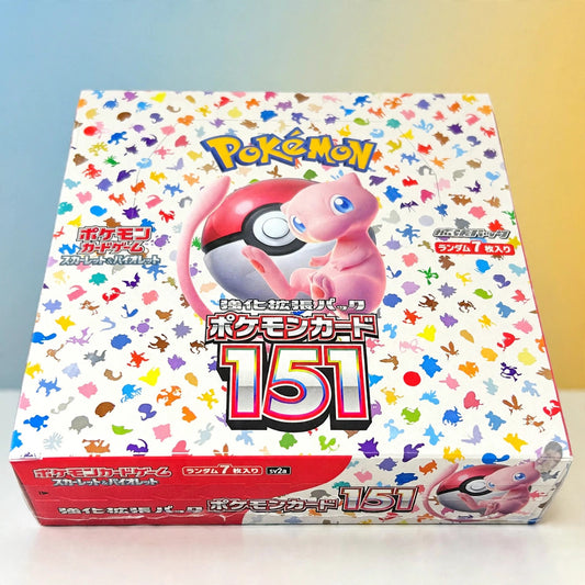 Pokemon Card 151 Booster Box sv2a Japanese Scarlet & Violet Japanese v - bright
