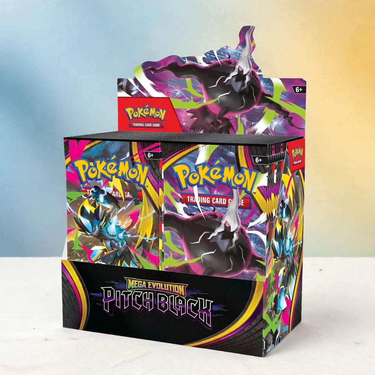 Pokémon TCG Mega Evolution Pitch Black Booster Display Box 36 Packs - bright