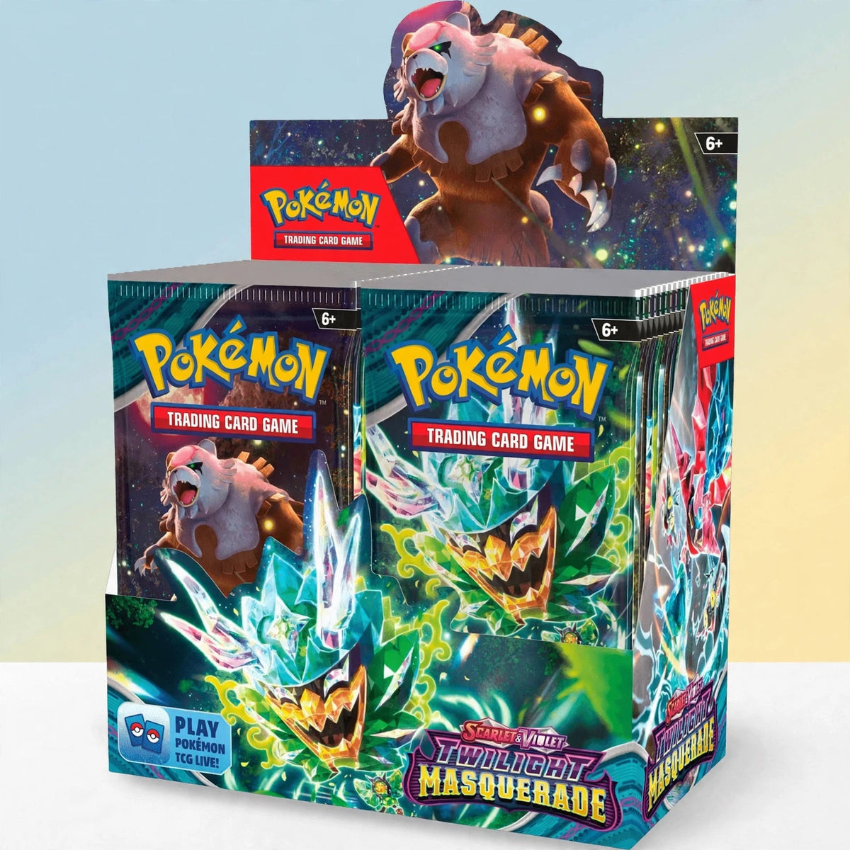 Pokemon TCG Scarlet & Violet Twilight Masquerade Booster Box - Factory - bright