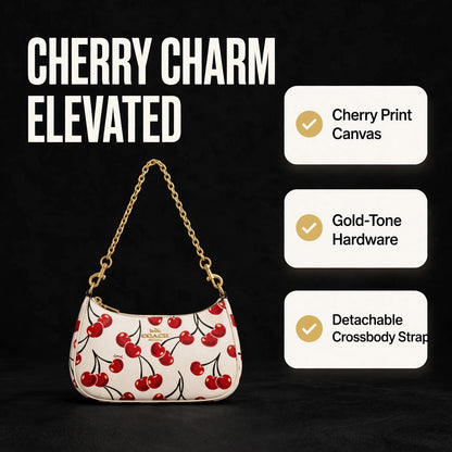 Coach Teri Shoulder Bag Cherry Print - image 1