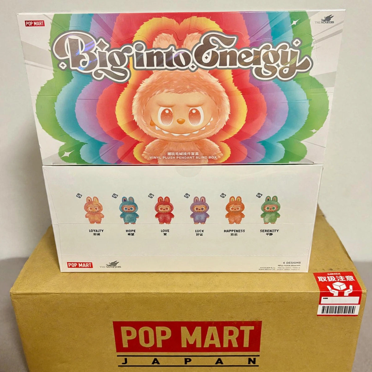 V3 The Monsters Big Into Energy Series POP MART SEALED BLIND BOX - 6 P - closeup