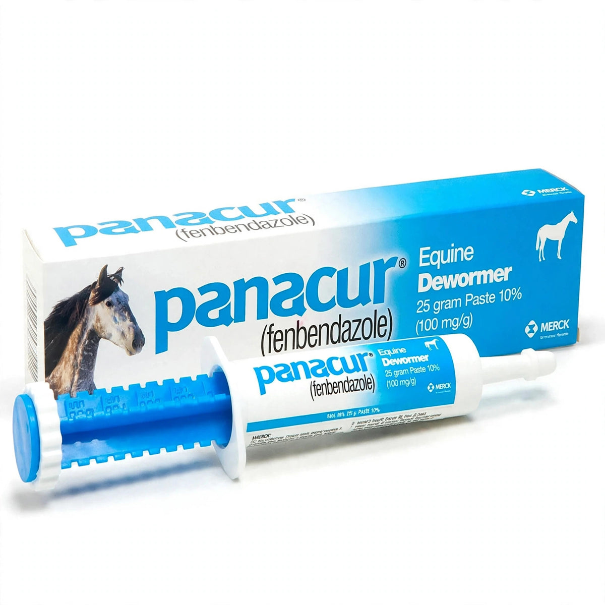 PANACUR Dewormer Horse Paste 10%, 100mg (2-Pack) - closeup