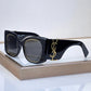 Saint Laurent SL M119 Blaze Cat Eye Sunglasses - Black Gold - closeup