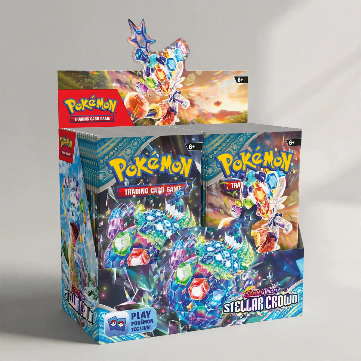 Booster Box Stellar Crown SV07 Pokemon TCG 36 pack (china copy) - closeup