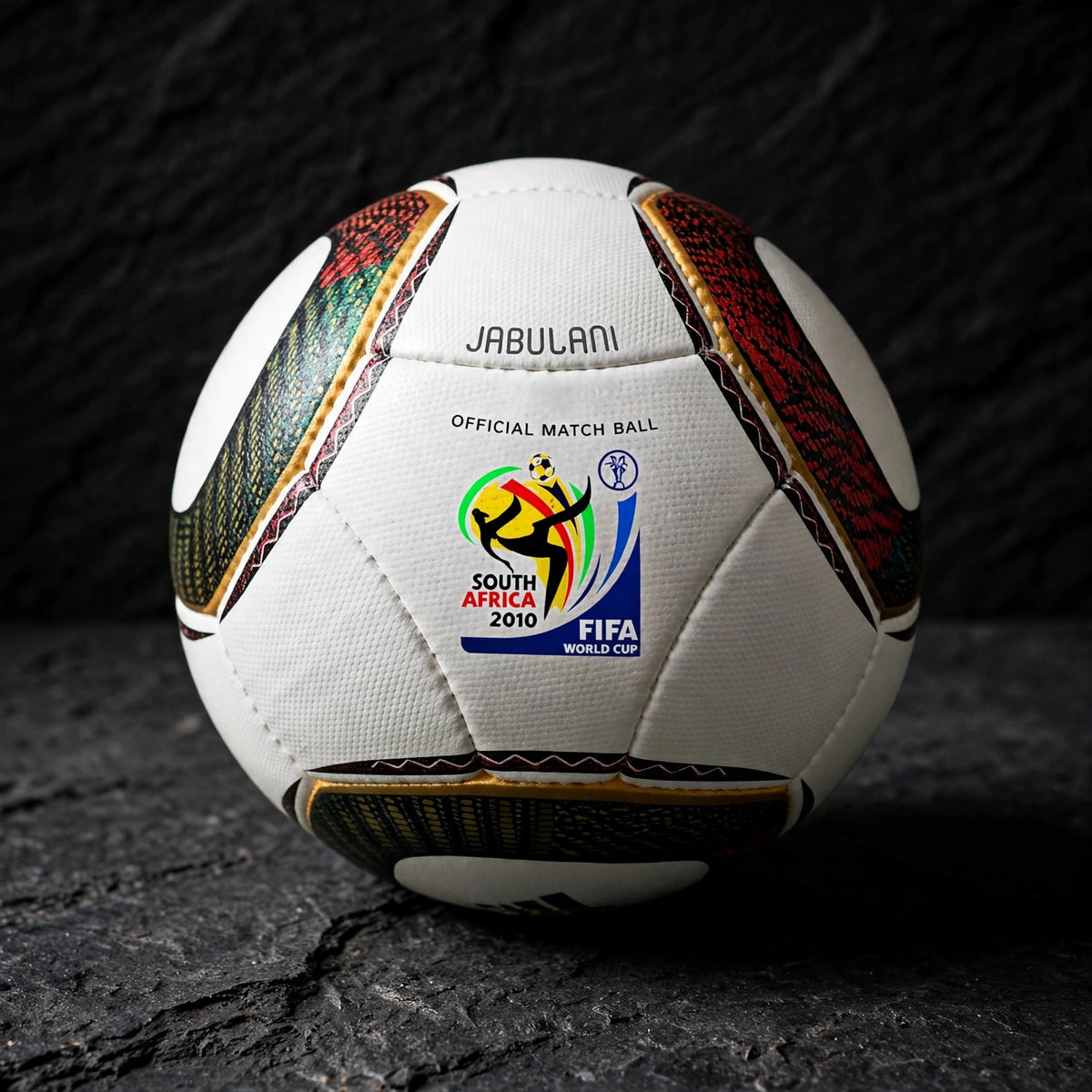 JABULANI Football | Official Match Ball | World Cup 2010 Soccer Ball | - closeup