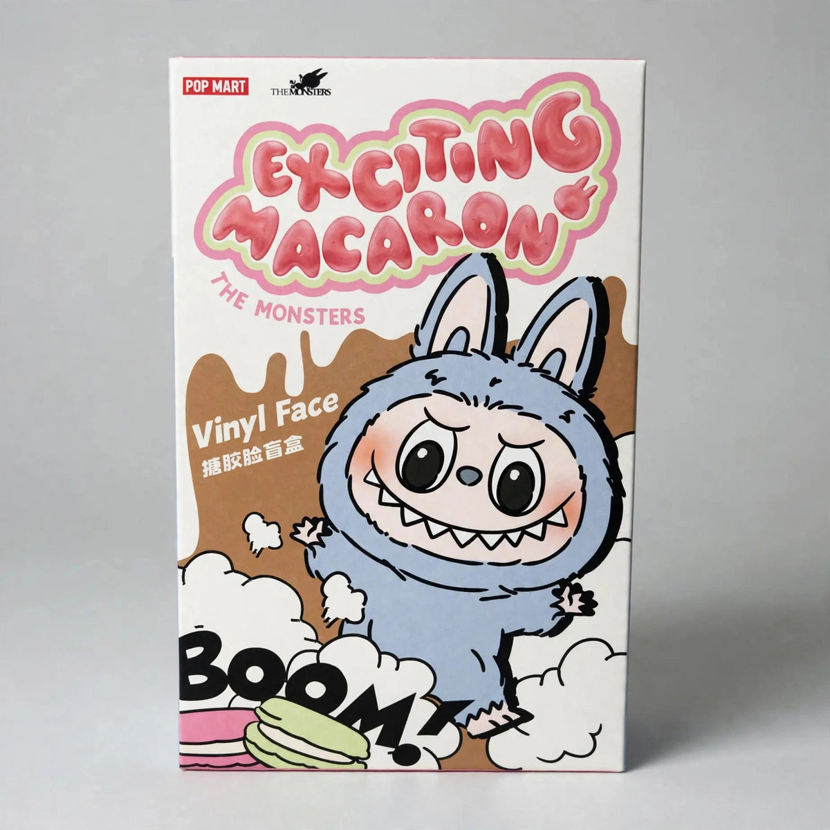 Pop Mart Labubu The Monsters Exciting Macaron Vinyl Face new Case (6 B - closeup