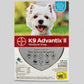 K9 Advantix II Flea and Tick Treatment for Medium Dogs 11-20lbs ,6 Dos - closeup