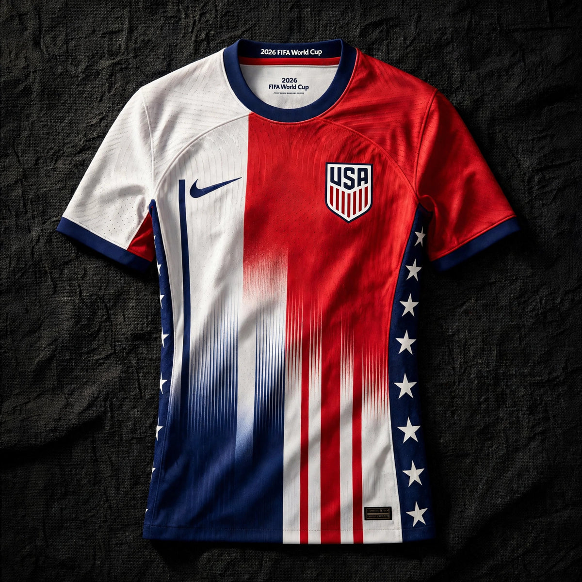 Nike United States 2026 FIFA World Cup home jersey - closeup