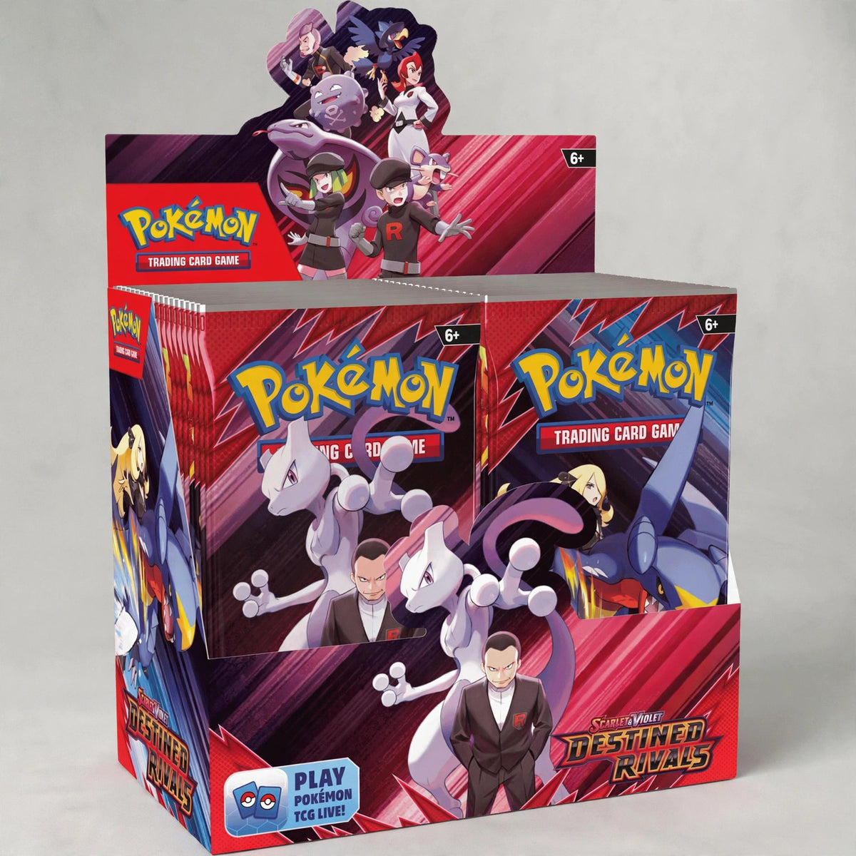 Pokemon EV10 Destined Rivals Booster Box ( pack of 6) (china copy) - closeup