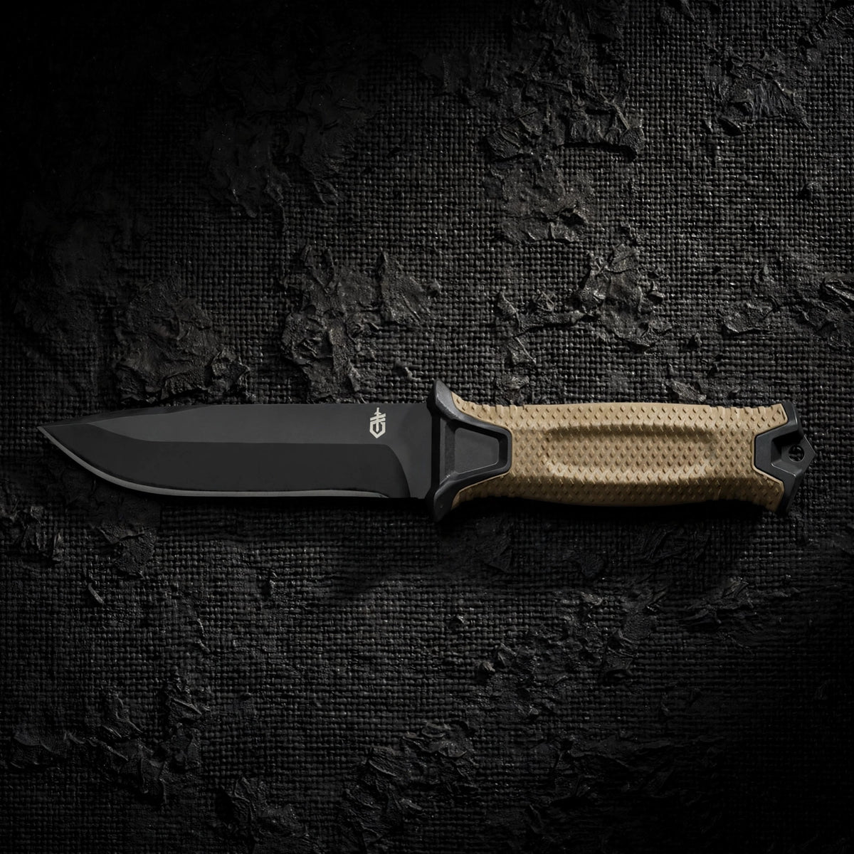 Gerber Gear StrongArm - Fixed-Blade Camping & Hunting Knife with Strik - closeup