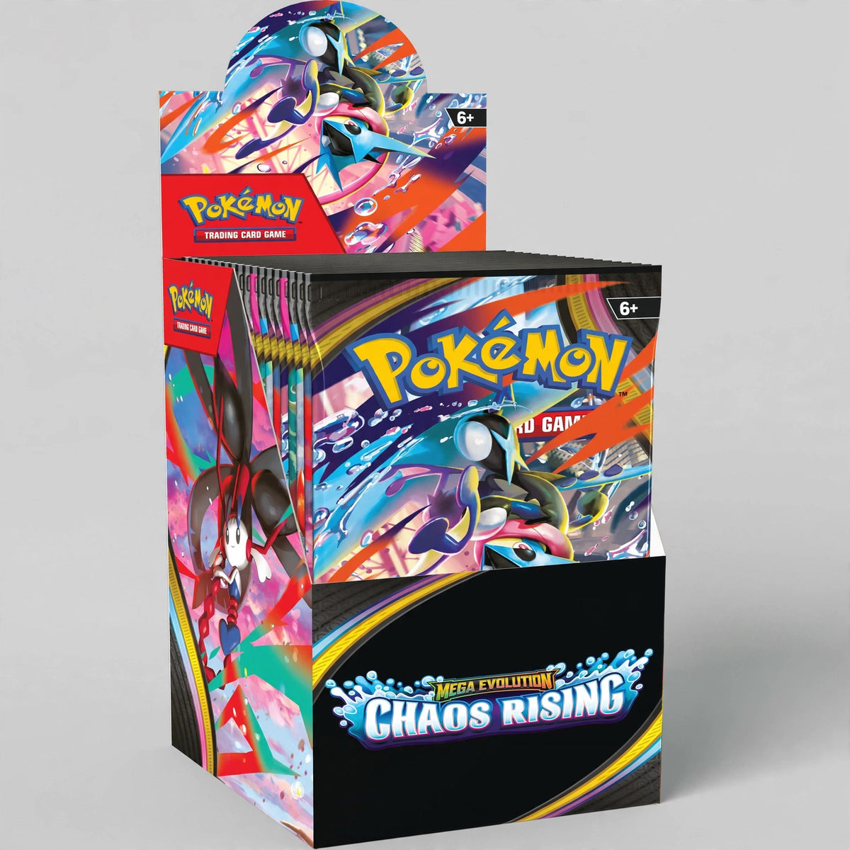 Pokemon TCG Chaos Rising Booster Box 36 Packs - closeup