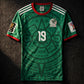 National Mexico Soccer Jersey World F00tball Cup (S, M, L, XL) - closeup