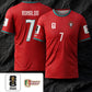 Player Version Portugal Ronaldo Special Edition Jersey 2026 FIFA World - closeup