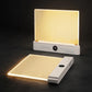 Book Light, Rechargeable Clear LED Flat Reading Light with 3 Colors Ti - darkstudio