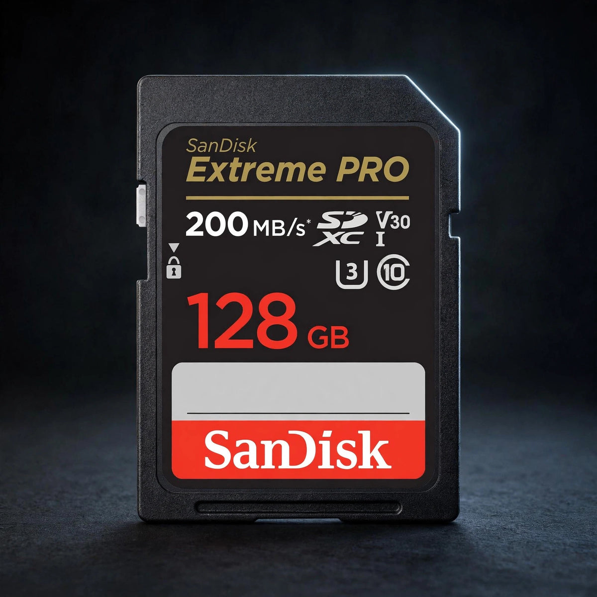 SANDISK 128GB Extreme PRO SDXC UHS-I Memory Card - C10, U3, V30, 4K UH - darkstudio