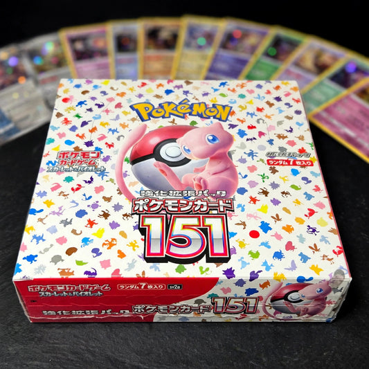 Pokemon Card 151 Booster Box sv2a Japanese Scarlet & Violet Japanese v - display