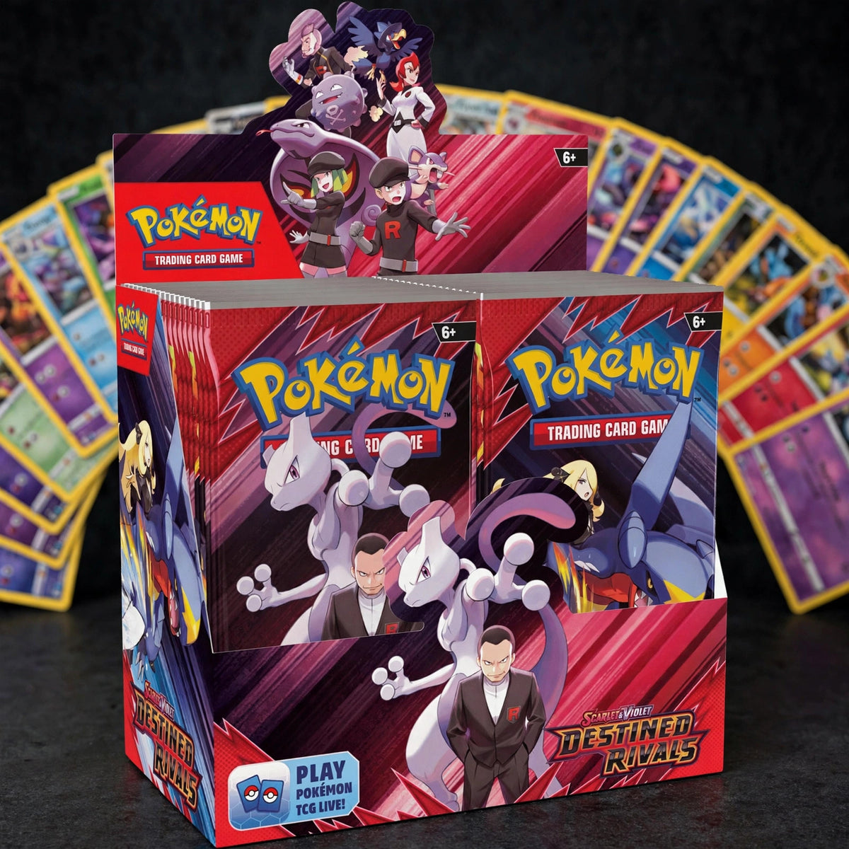 Pokemon EV10 Destined Rivals Booster Box ( pack of 6) (china copy) - display