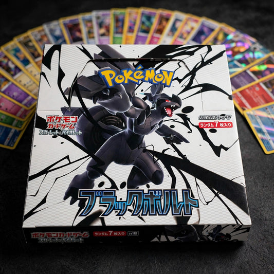 Pokemon Card Game SV Booster Black Bolt Sealed Box SV11B Japanese vers - display
