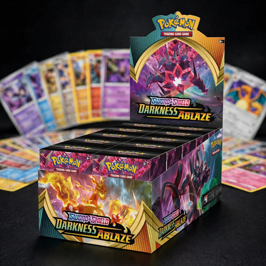 Pokemon TCG Sword & Shield Darkness Ablaze Booster Box (china copy) - display