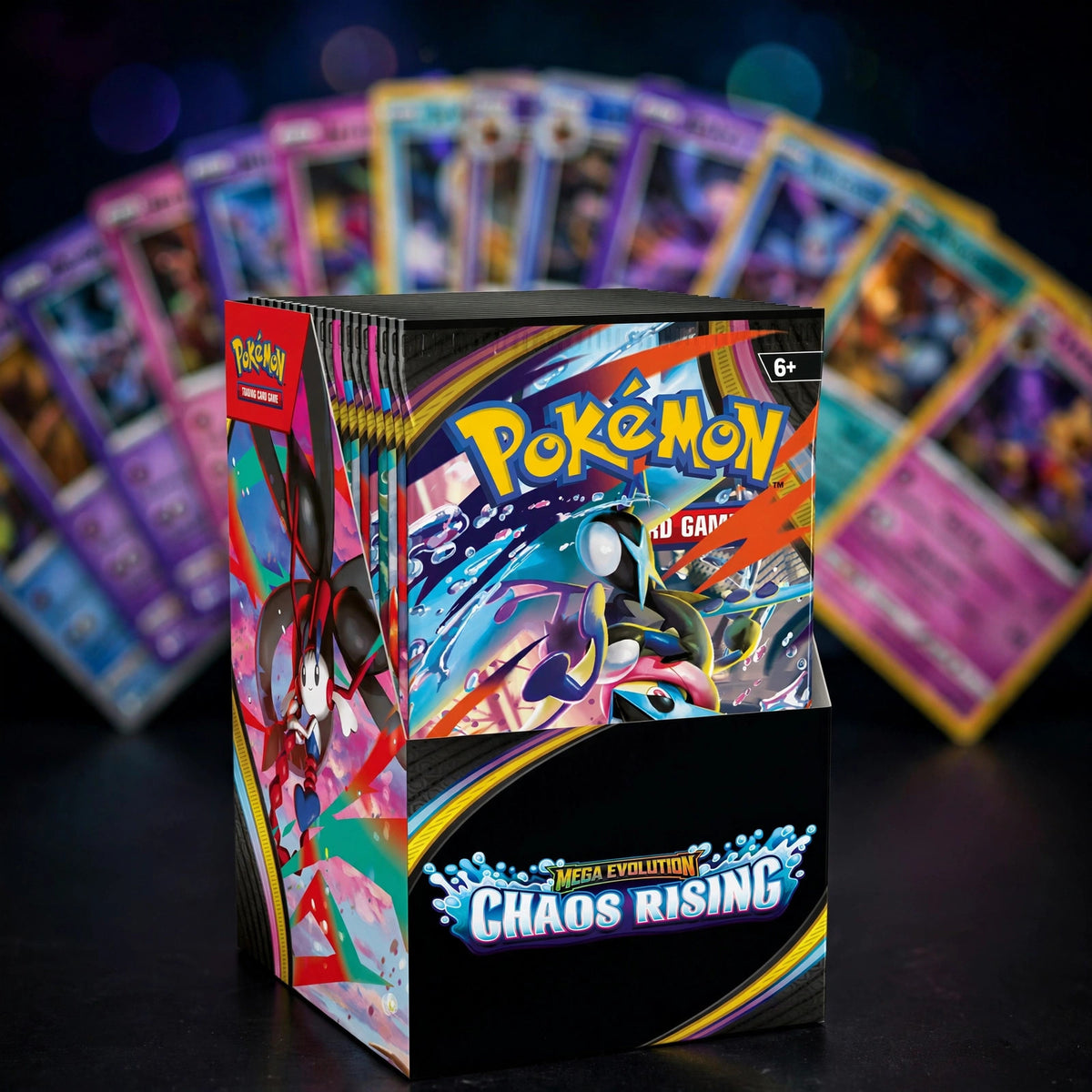 Pokemon TCG Chaos Rising Booster Box 36 Packs - display
