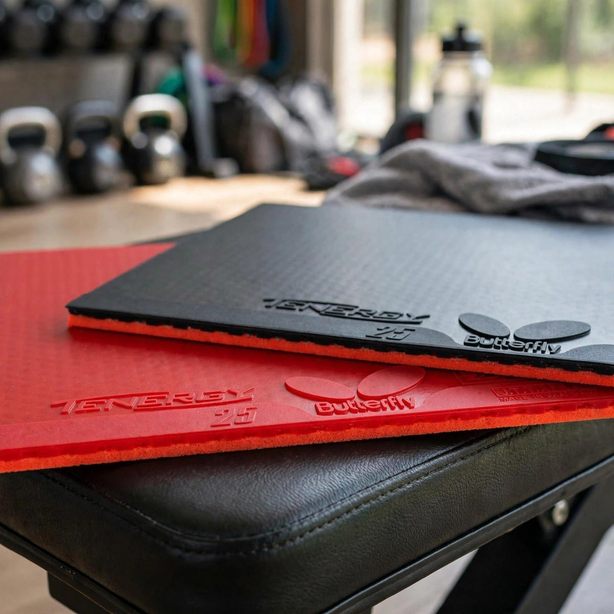 Butterfly Tenergy 05 Table Tennis Rubber 2.1 mm | Red Professional Tab - gym