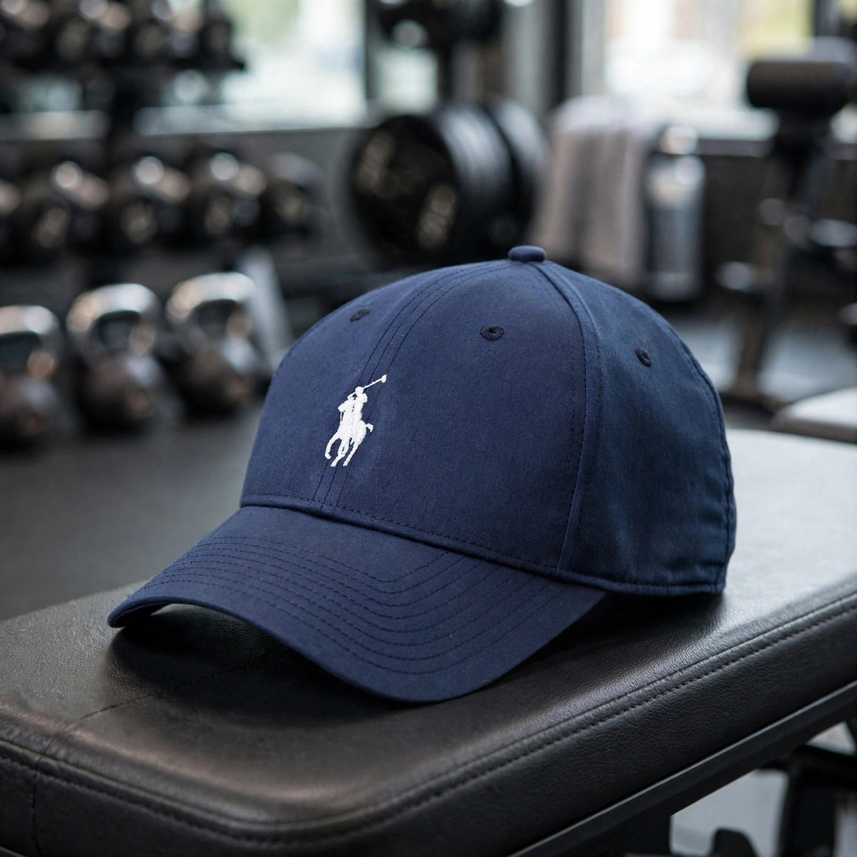 Polo Ralph Lauren Men’s Baseball Cap Adjustable blue with white polo - gym