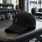 Polo Ralph Lauren Men’s Baseball Cap Adjustable Black with red polo - gym