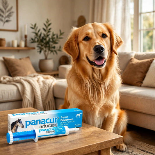 PANACUR Dewormer Horse Paste 10%, 100mg (2-Pack) - happypet