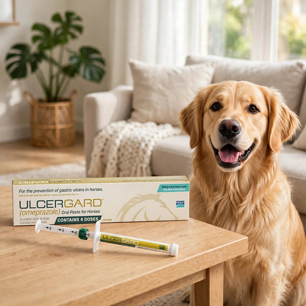 ULCERGARD Oral Paste for Horse Stomach Ulcers 1.8mg .22oz 4 dose syrin - happypet