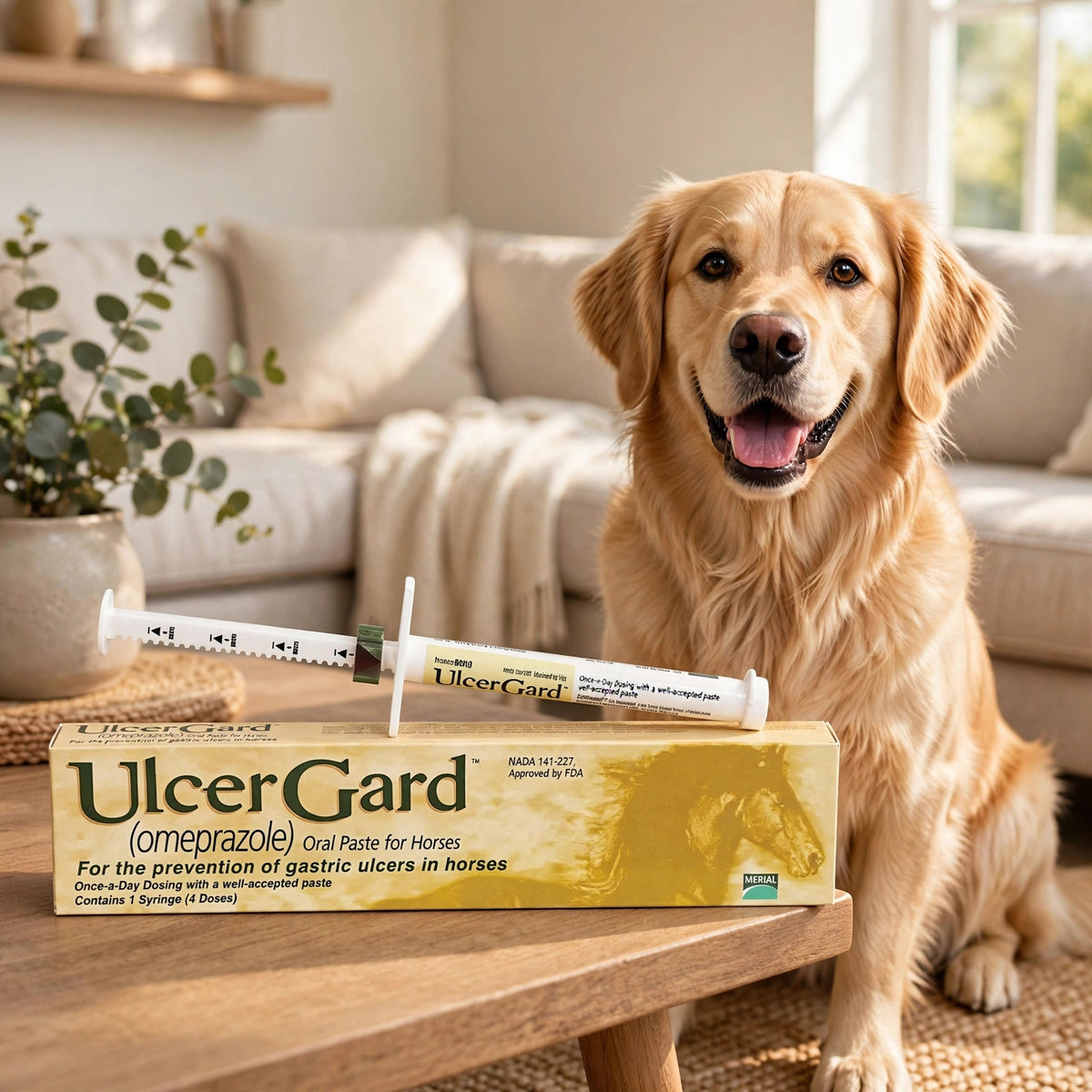 3 Pack ULCERGARD Oral Paste for Horse Stomach Ulcers 22 Oz, 4 dose syr - happypet