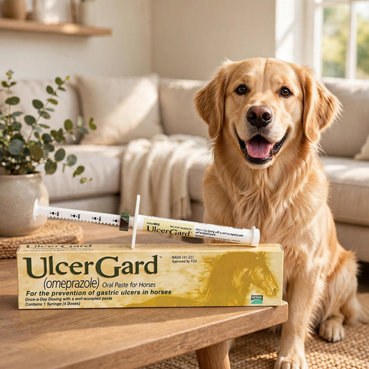 3 Pack ULCERGARD Oral Paste for Horse Stomach Ulcers 22 Oz, 4 dose syr - happypet
