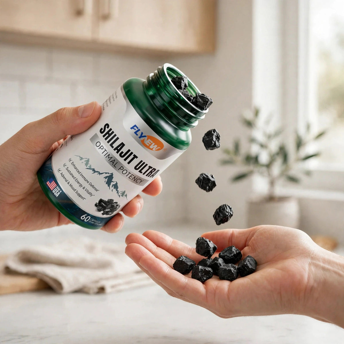 Flynew Shilajit Ultra Potency with L-Arginine, 60 Capsules - howto