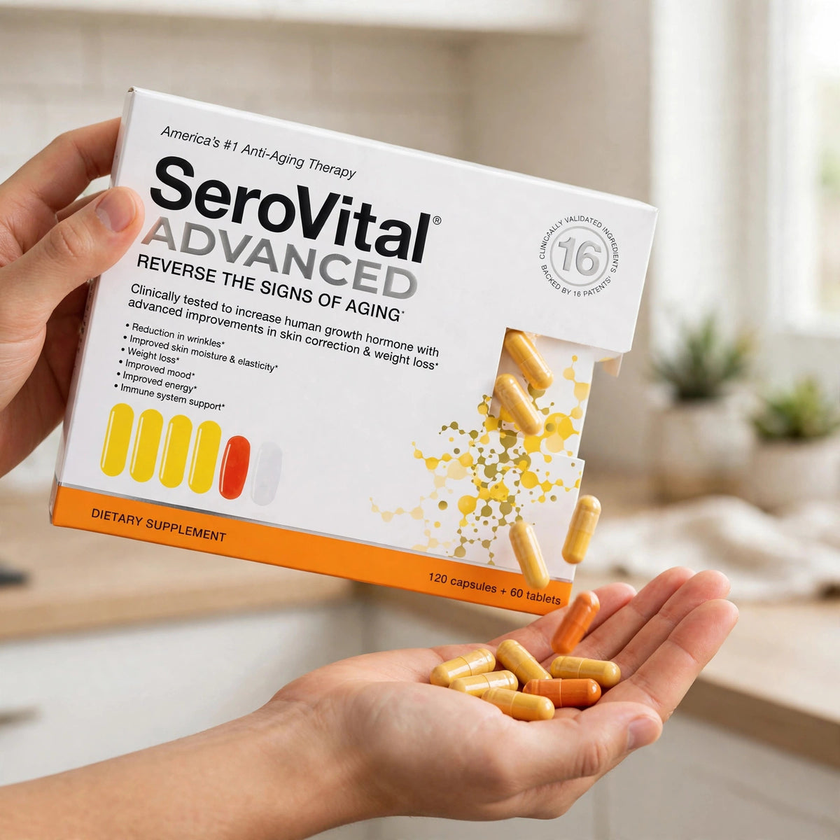 SeroVital Advanced, 120 Capsules + 60 Tablets - howto