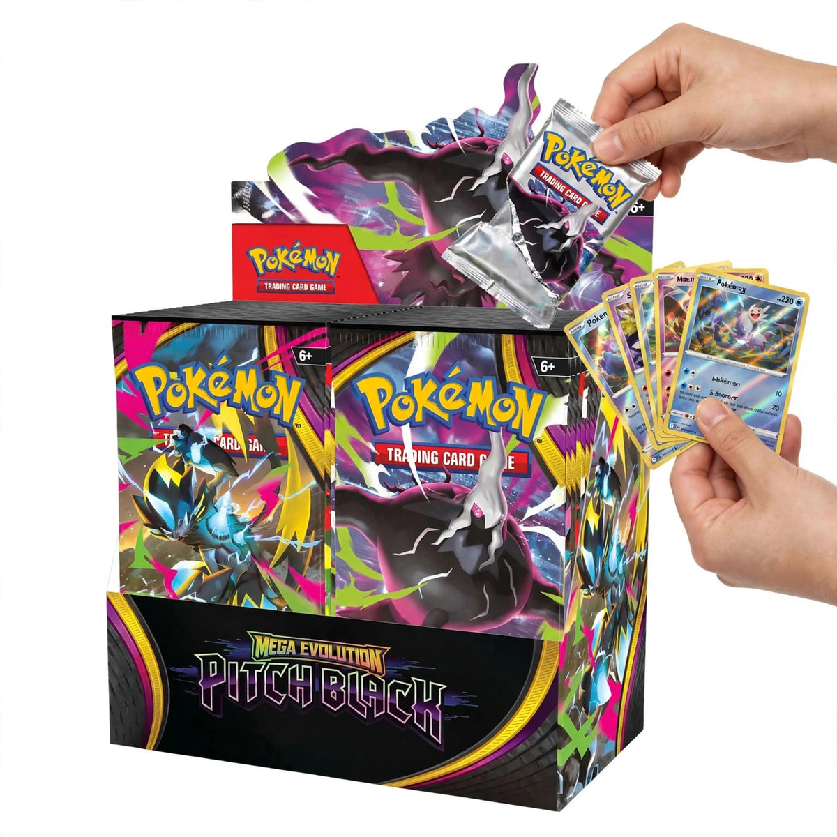 Pokémon TCG Mega Evolution Pitch Black Booster Display Box 36 Packs - howto