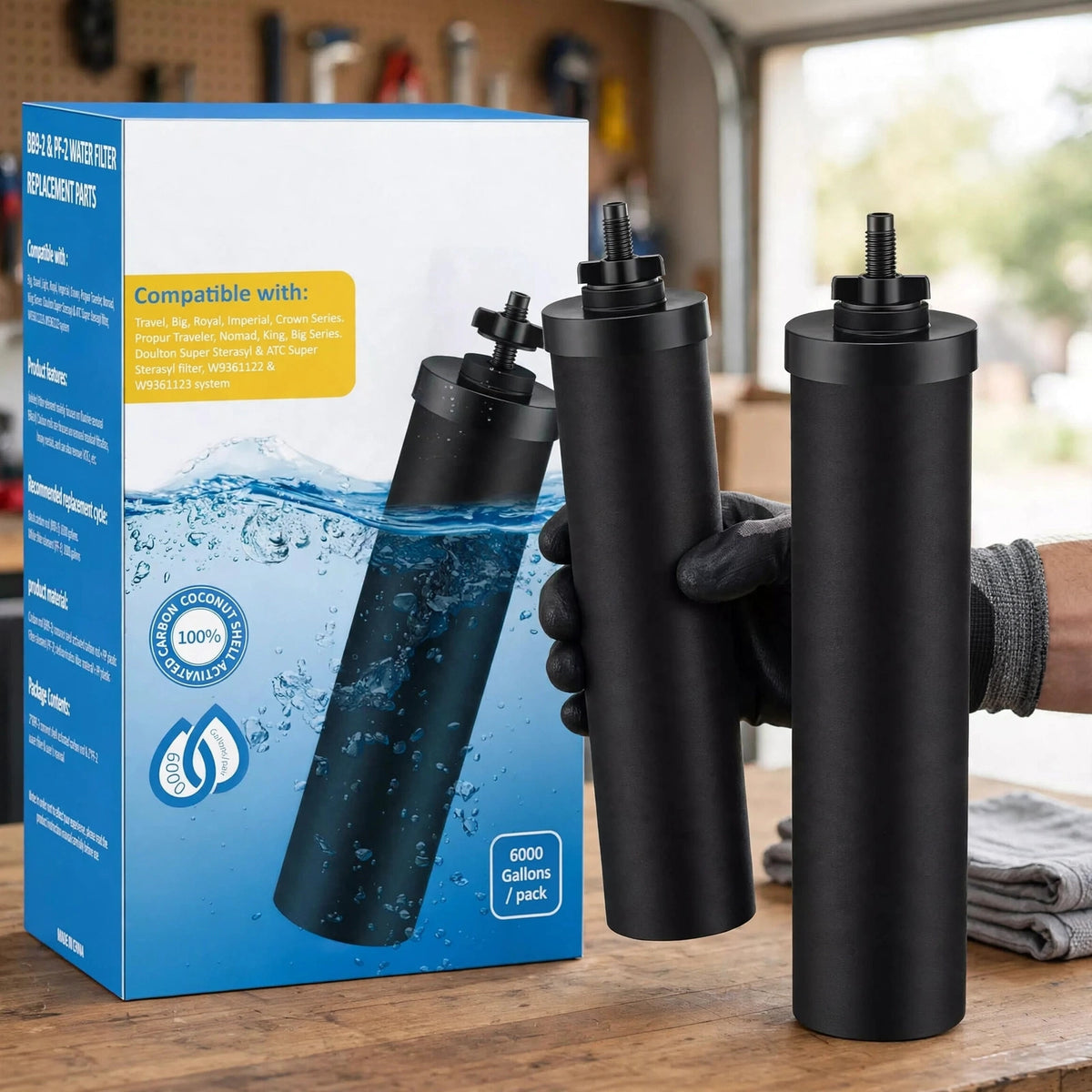 Berkey Authentic Black Berkey Purification Elements - Berkey Water Pur - howto