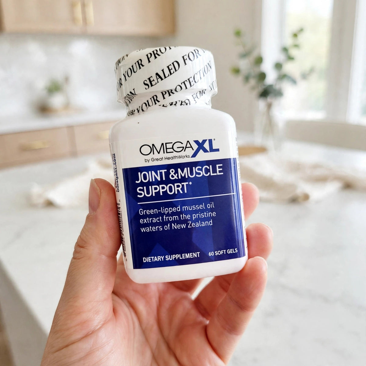 OmegaXL Joint Support Supplement, for Relief - Natural Muscle Support  - howto