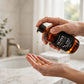 Hotel Collection Aroma 360 Essential Oil 500ml — hand applying the product