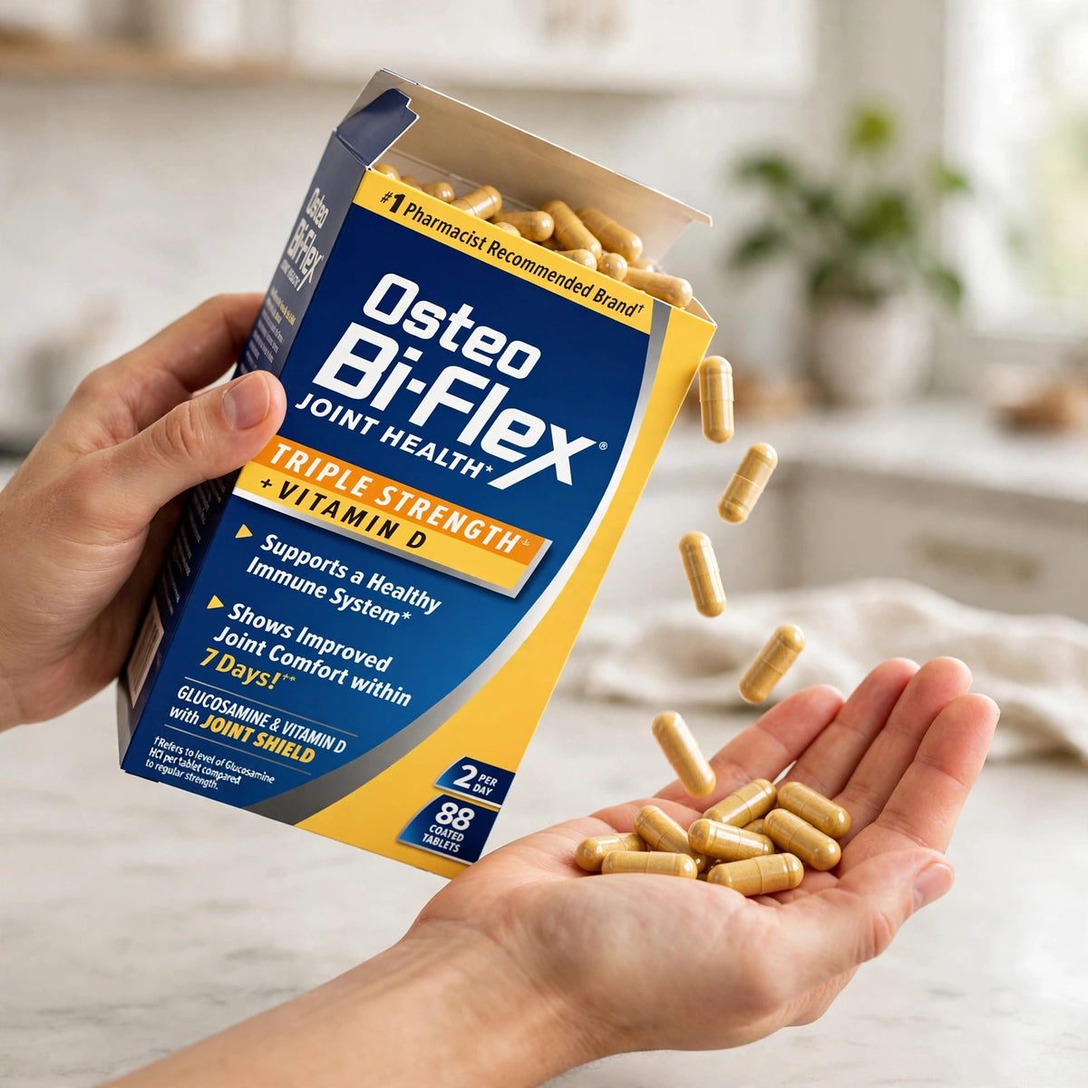 Osteo Bi Flex Joint Health Triple Strength + Vitamin D 220 capsule - howto