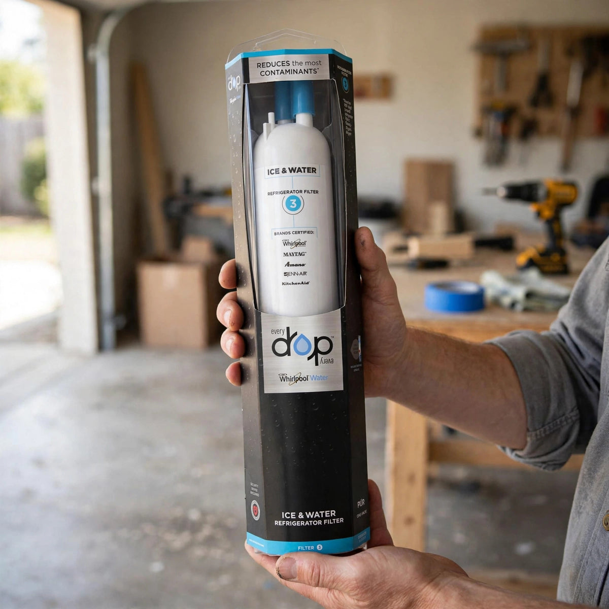 everydrop by Whirlpool Ice and Water Refrigerator Filter - howto