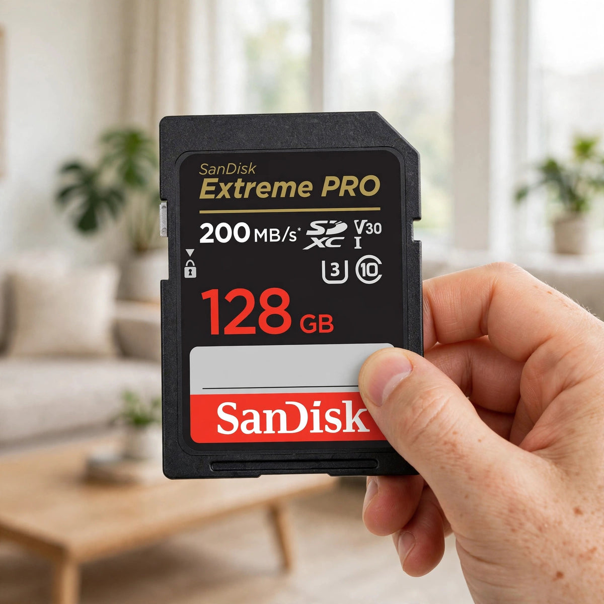 SANDISK 128GB Extreme PRO SDXC UHS-I Memory Card - C10, U3, V30, 4K UH - howto