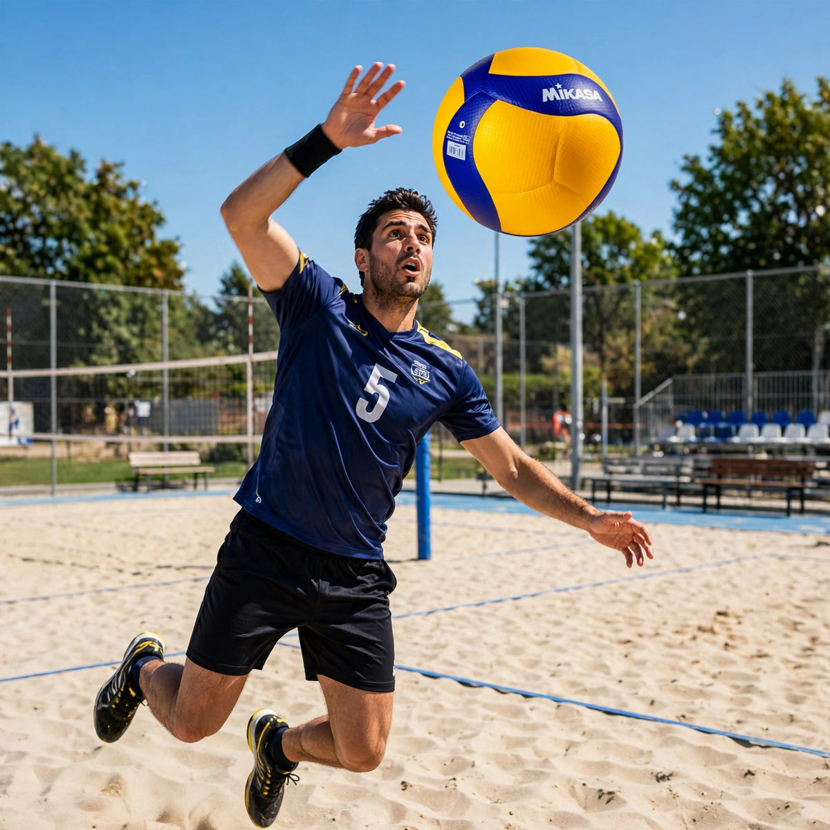 Mikasa V200W Original Volleyball Ball Professional Volleyball Ball Siz - howto