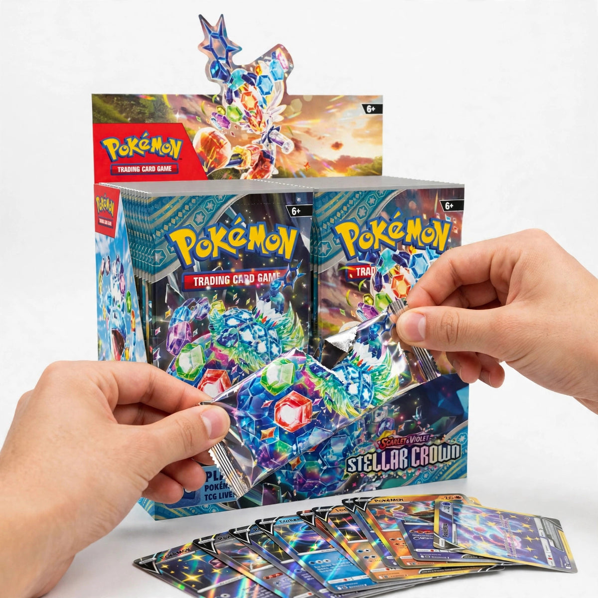 Booster Box Stellar Crown SV07 Pokemon TCG 36 pack (china copy) - howto