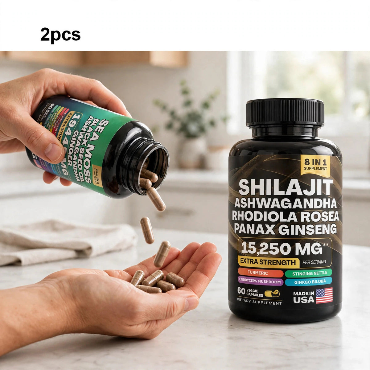 Sea Moss & Shilajit 60 Capsules - howto