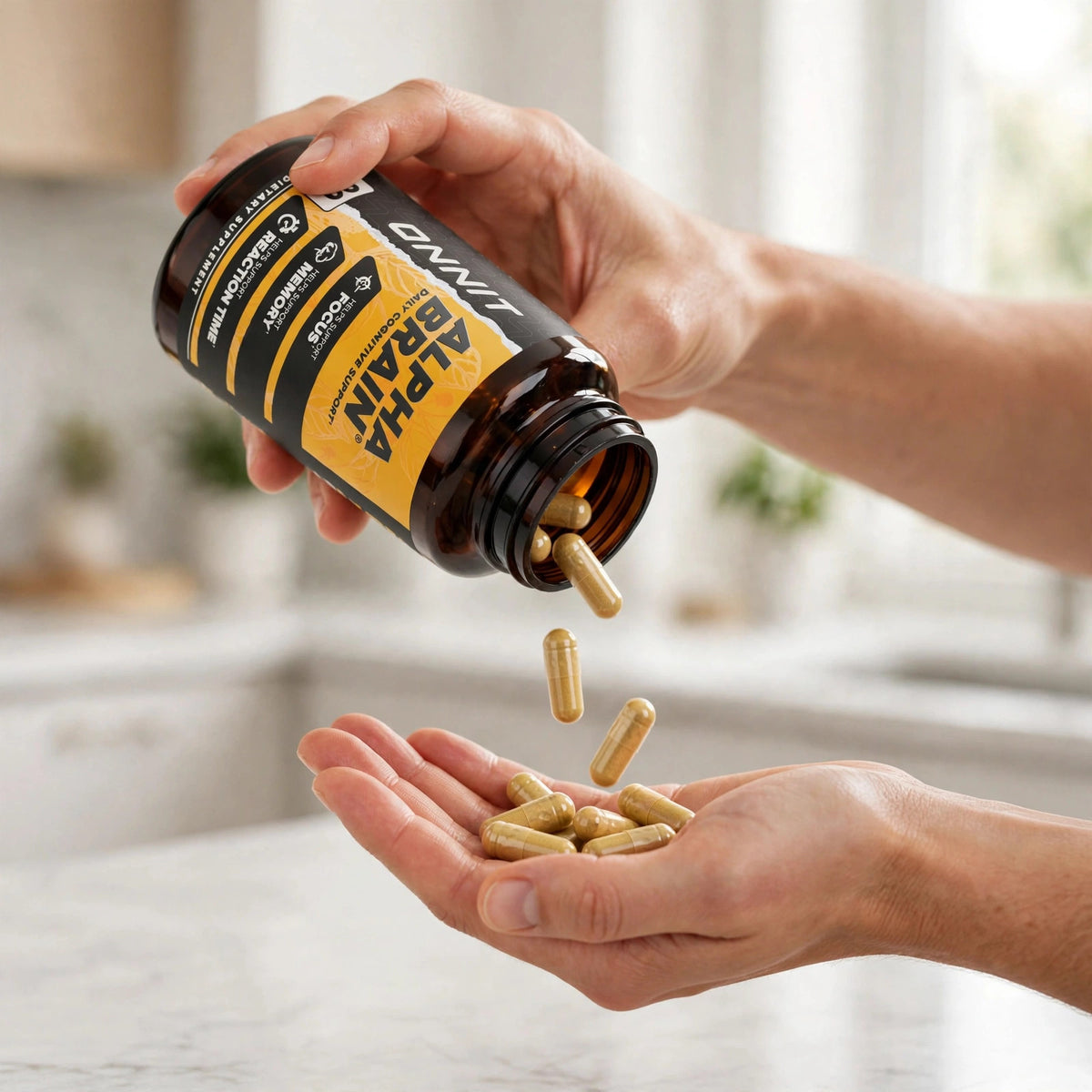 Alpha Brain Memory & Focus Daily Cognitive Support 90 CAPSULES - howto