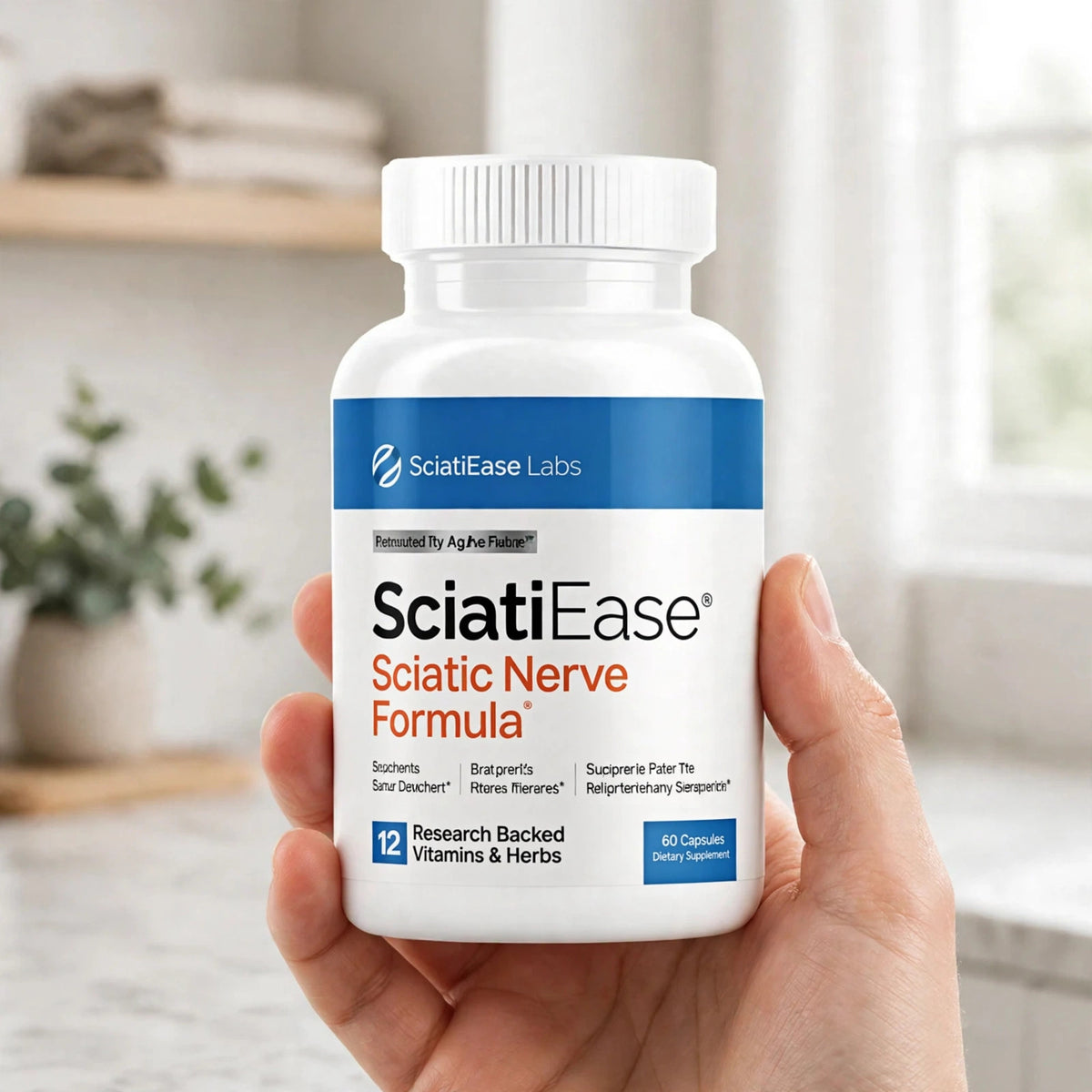 SciatiEase Sciatic Nerve Health Support Supplement - Nerve Support For - howto